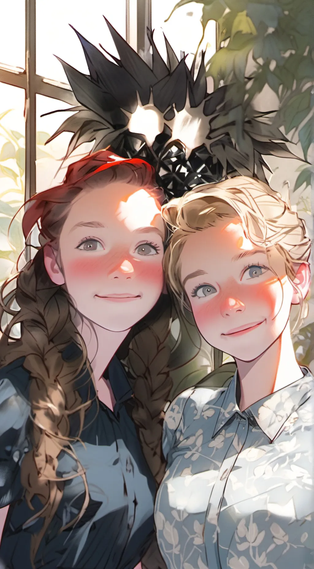 ai character: mia and lea background