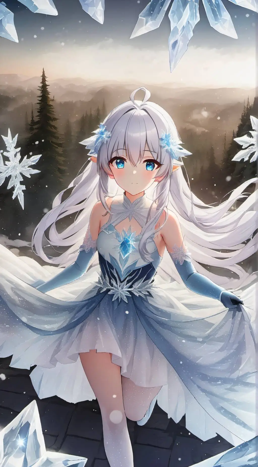 ai character: Icicle background
