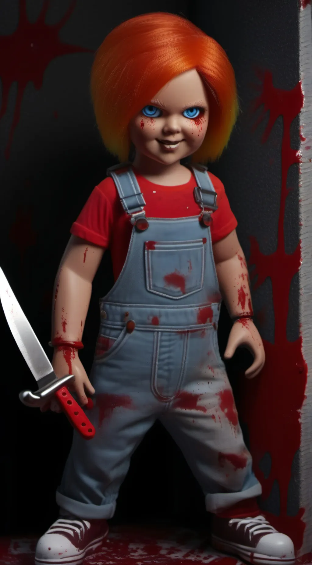 ai character: Chucky  background