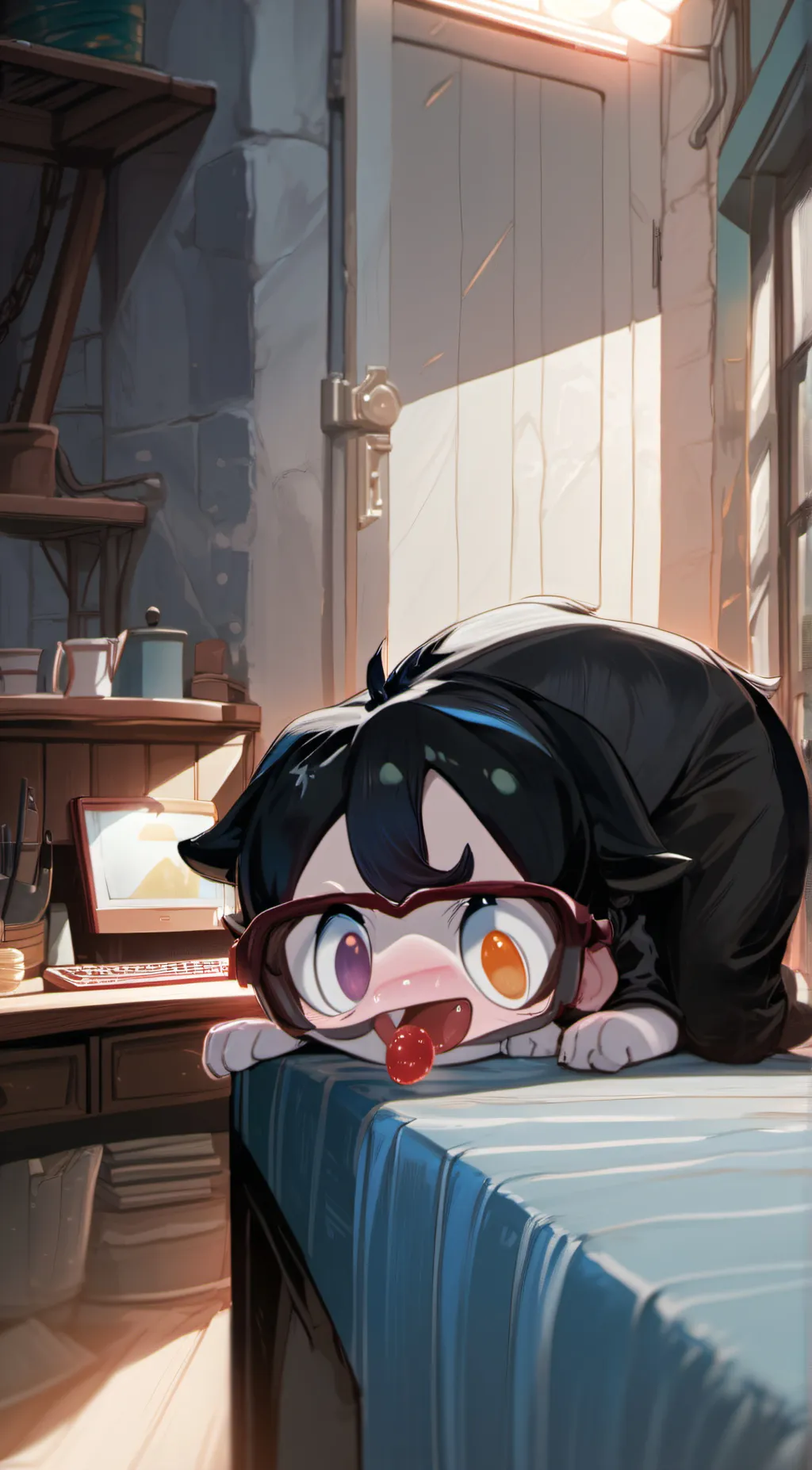 ai character: Jellybean  background