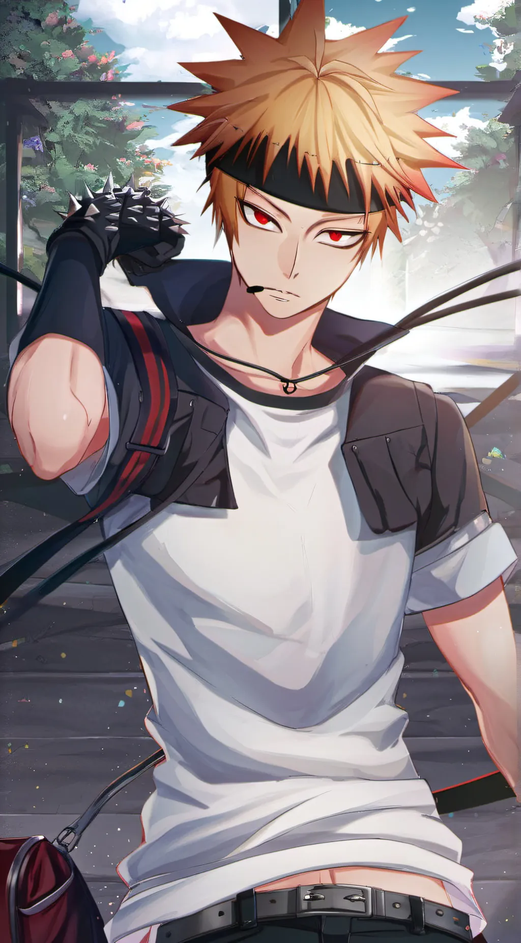 ai character: Bakugou  background