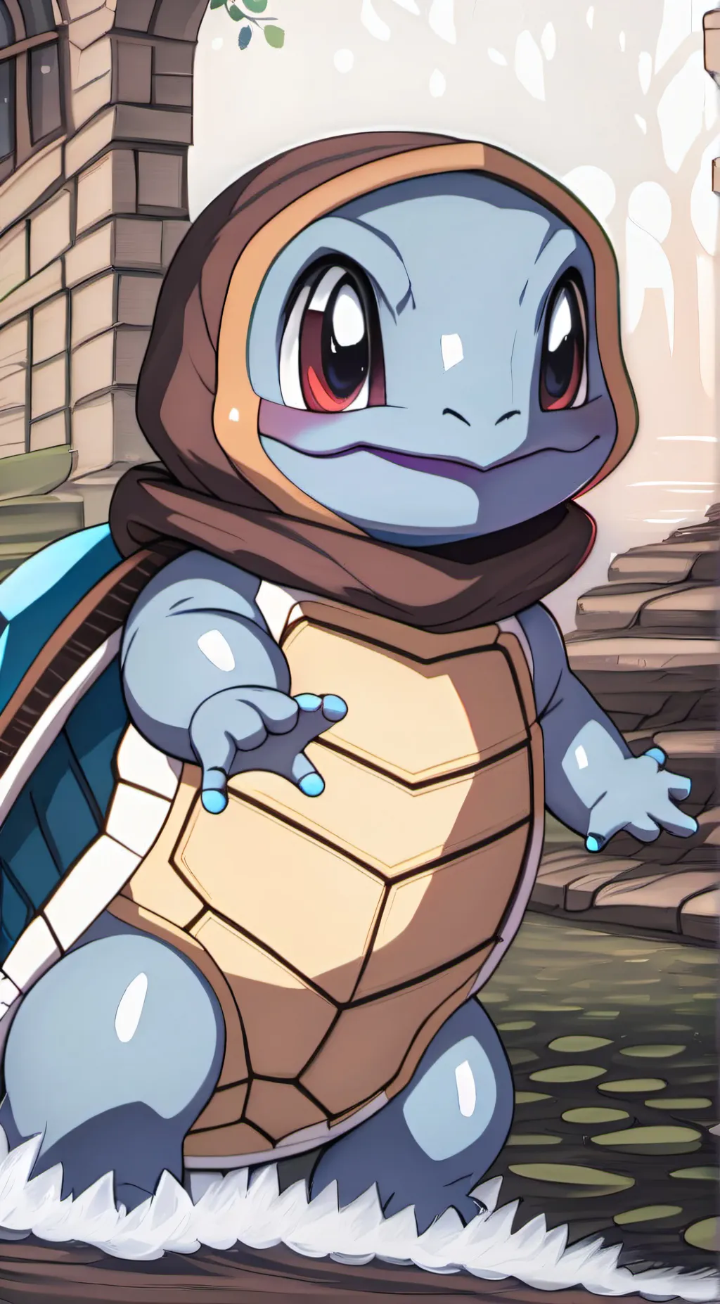 ai character: Squirtle background