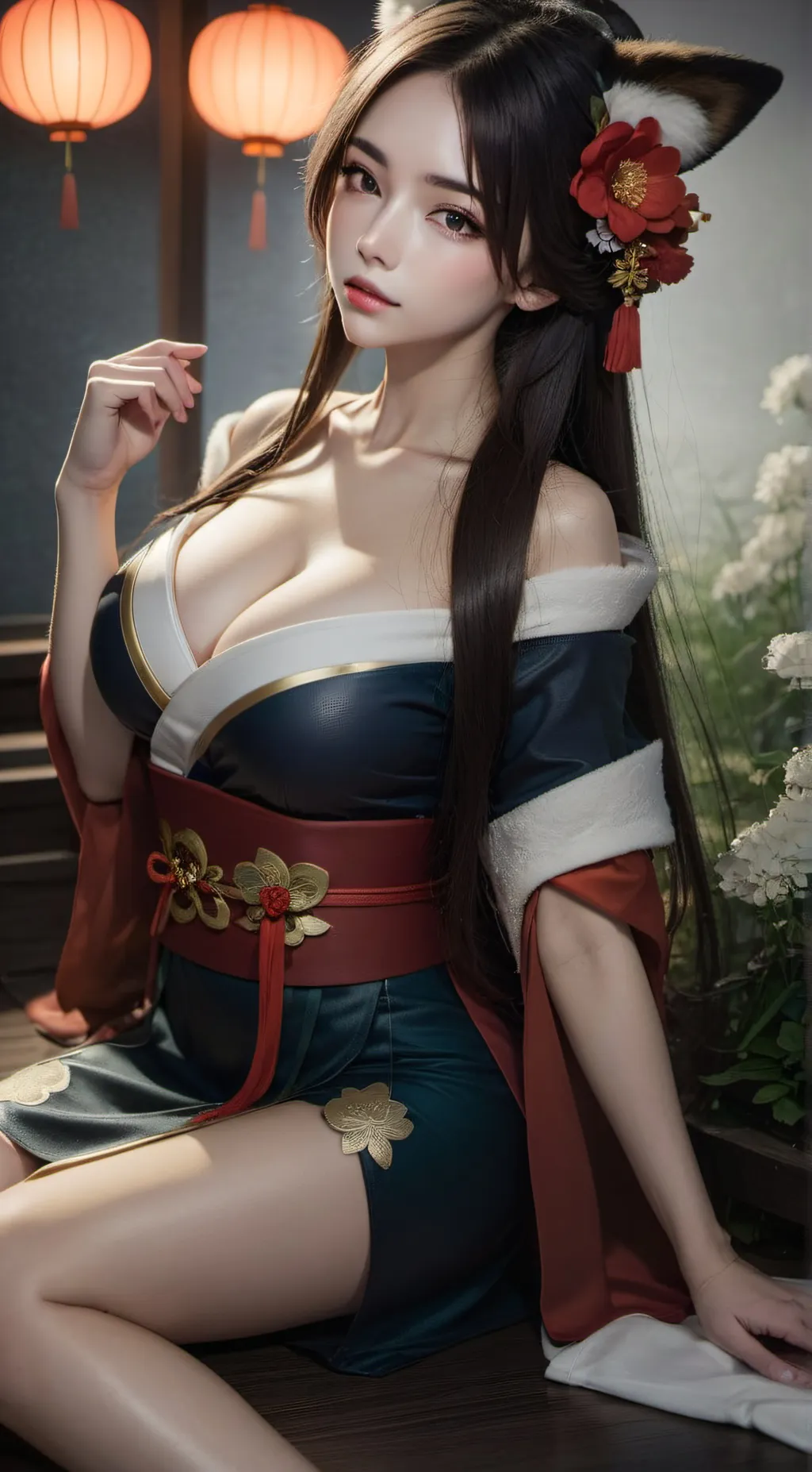 ai character: 古月心 background