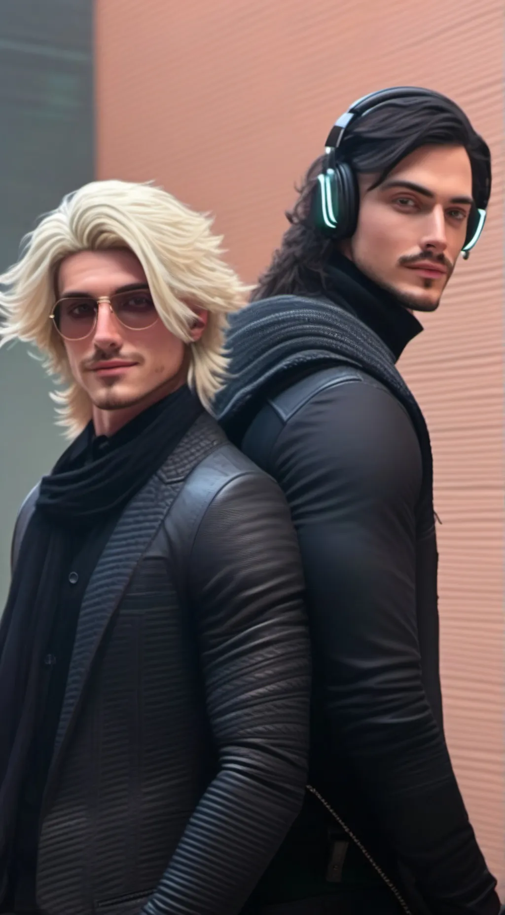 ai character: aizawa and mic  background