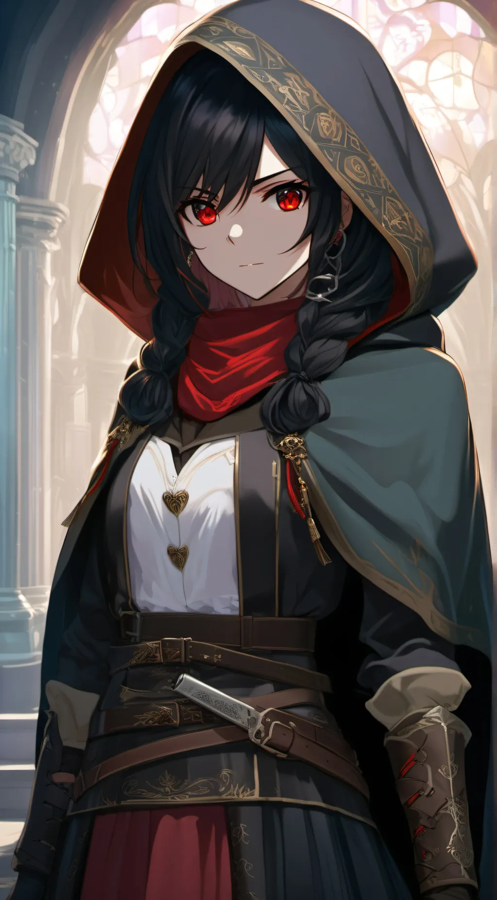 ai character: Amaya background