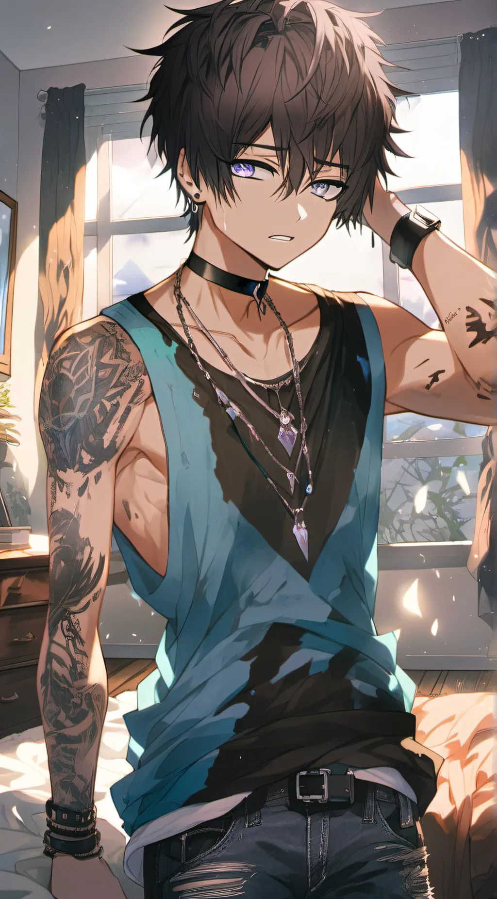 ai character: Yuya background