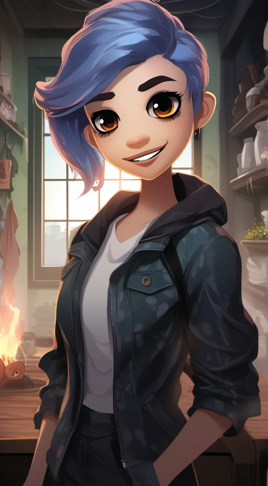 ai character: anna background