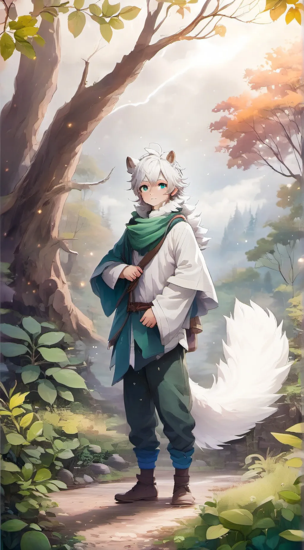 ai character: Adrian  background