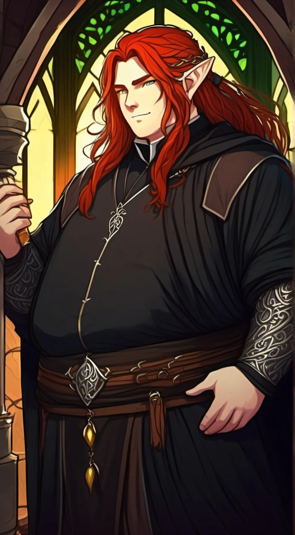 ai character: Mur background
