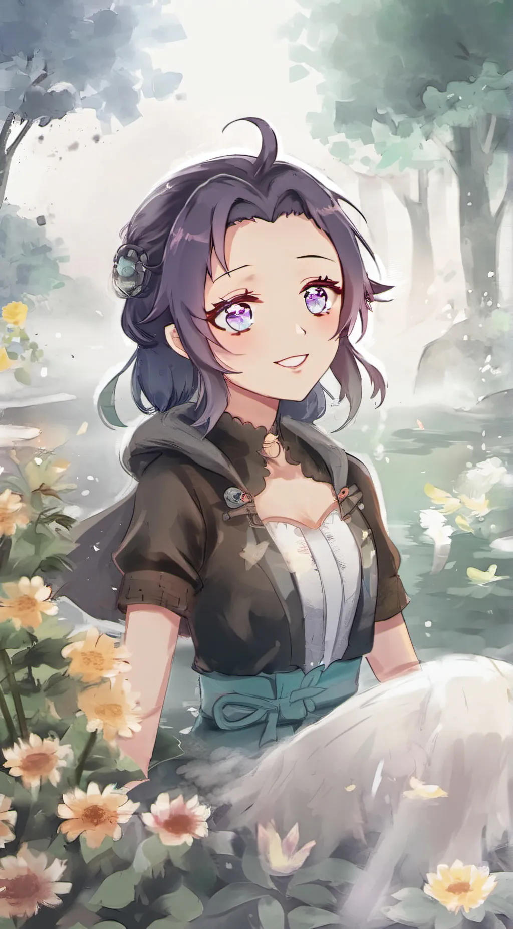 ai character: shinobu  background