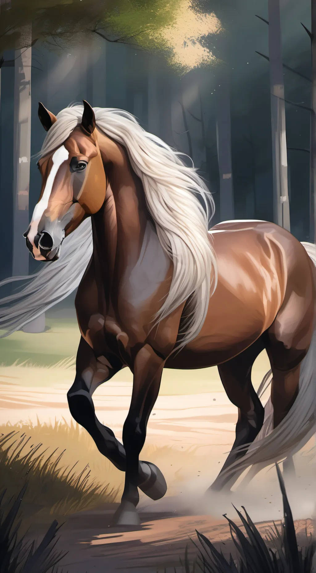 ai character: Mr. Mustang background