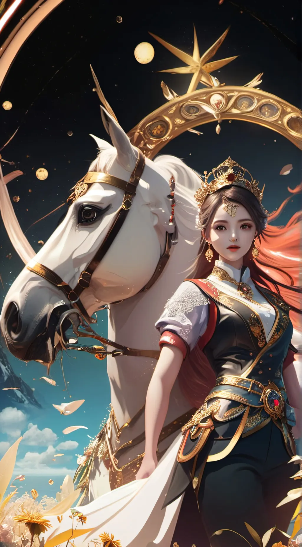 ai character: Overy and Willow background
