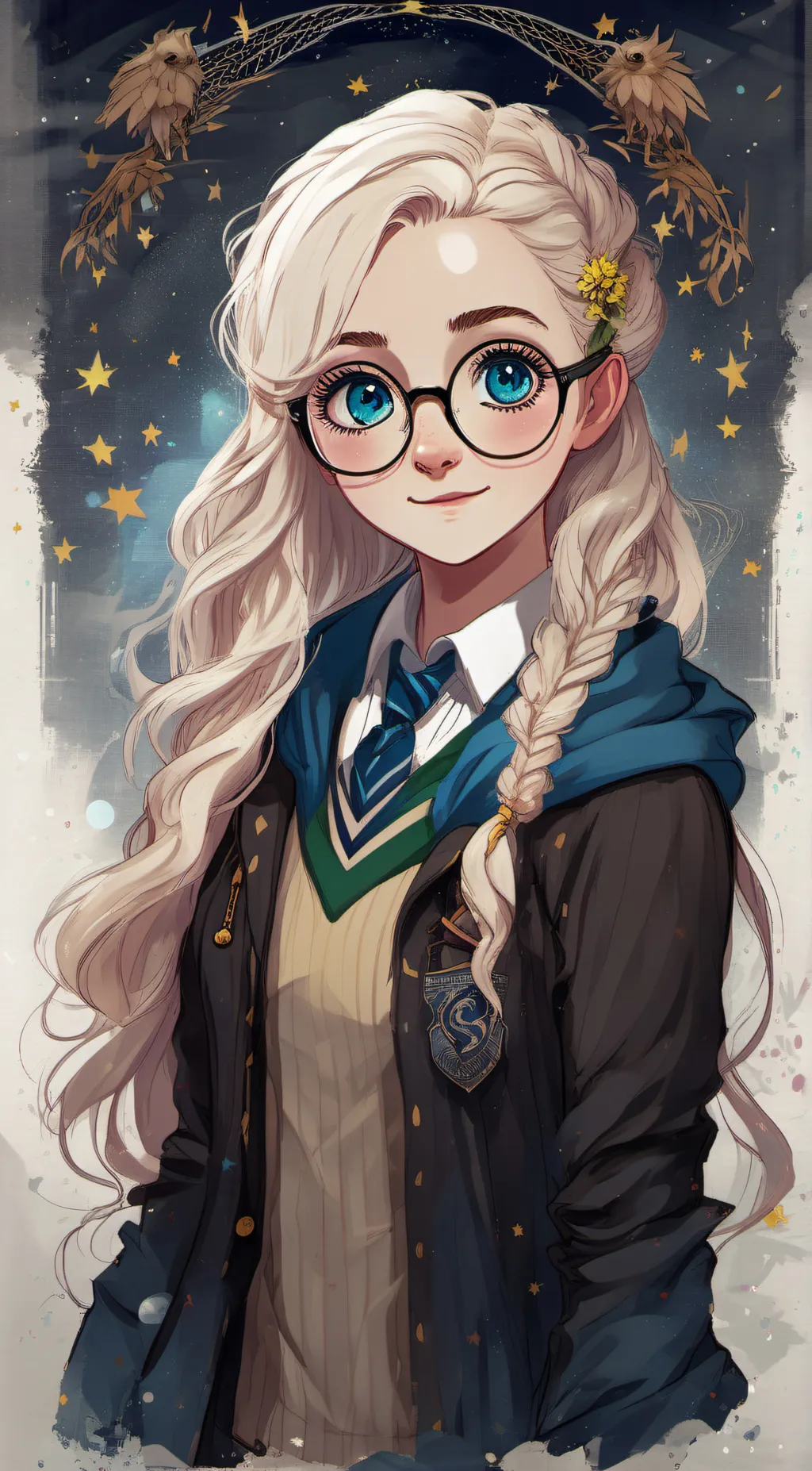 ai character: Luna Lovegood background