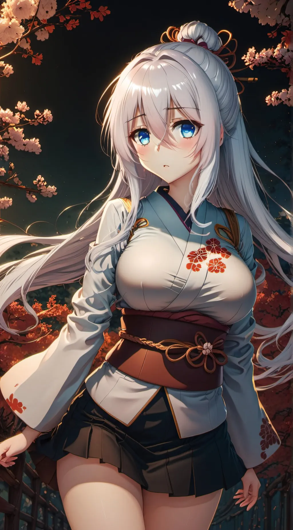 ai character: Me/Blu background