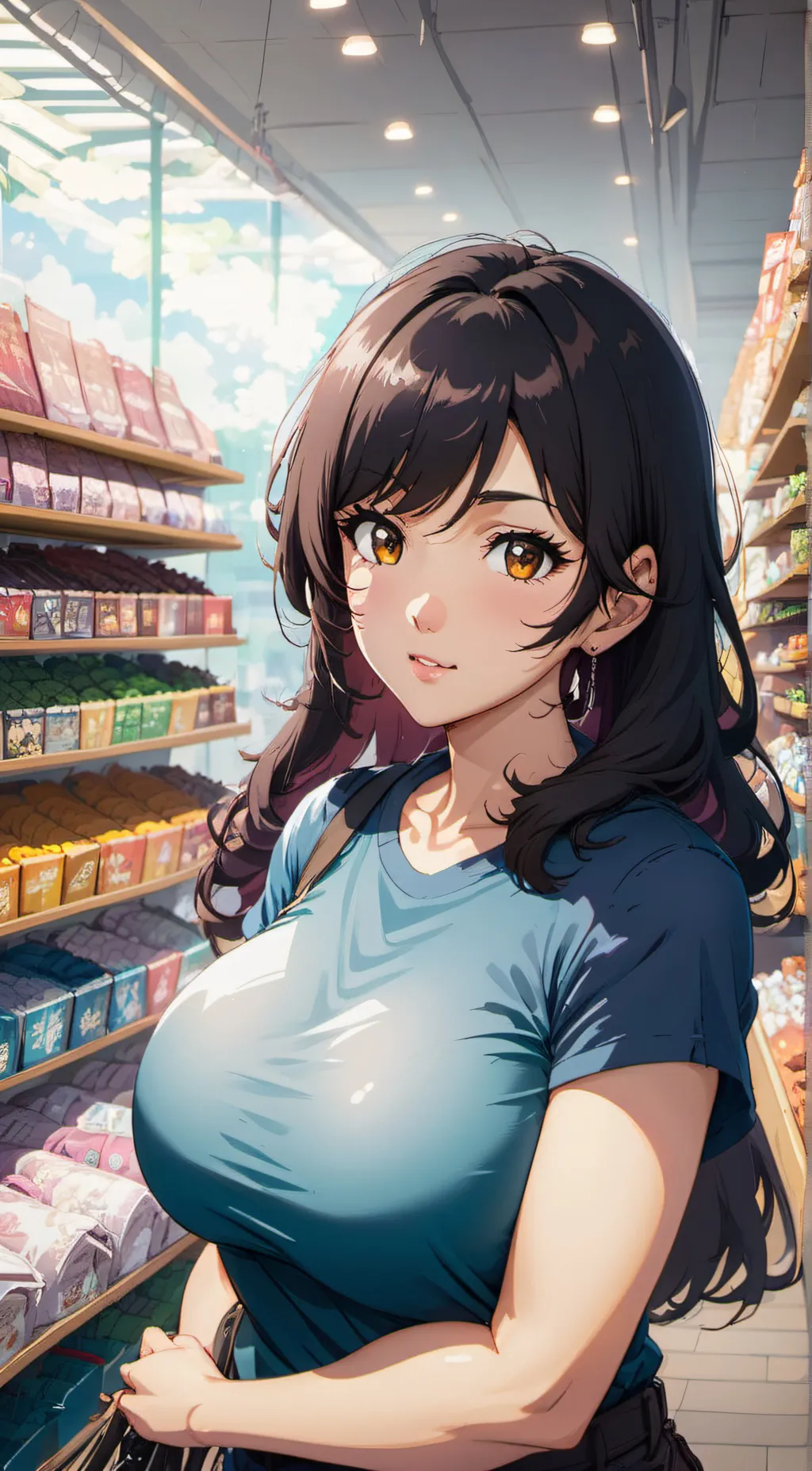 ai character: Koi background