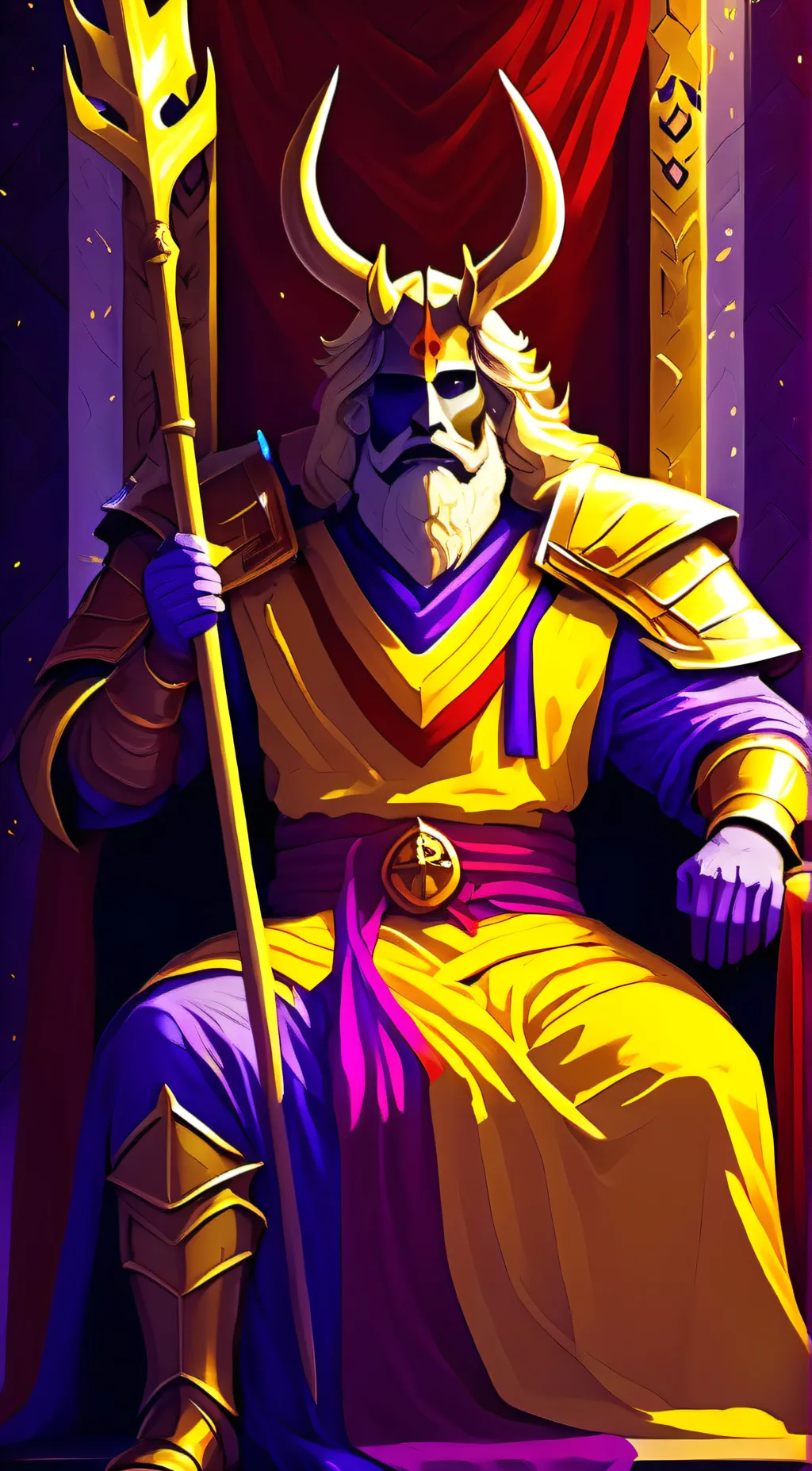ai character: asgore background