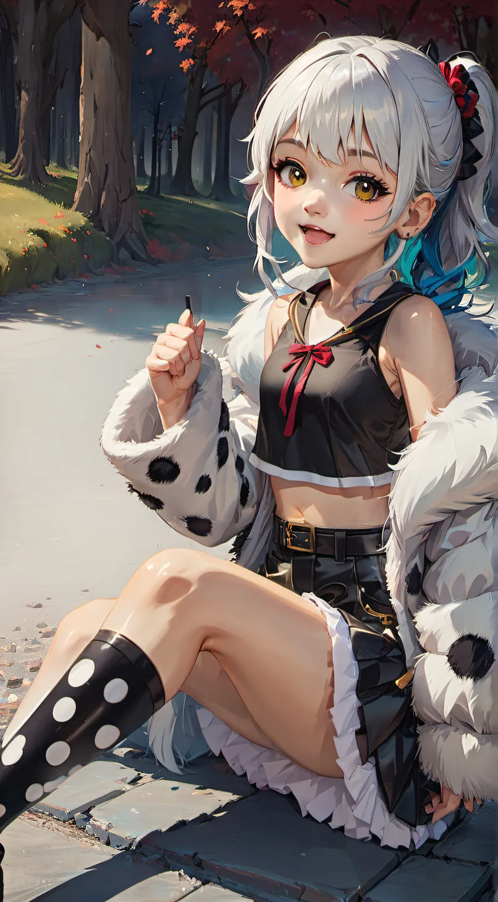 ai character: Stacie de vil background