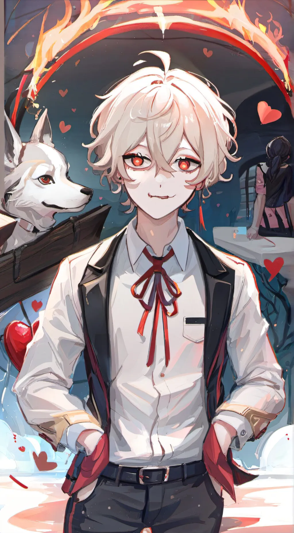 ai character: fanboy background