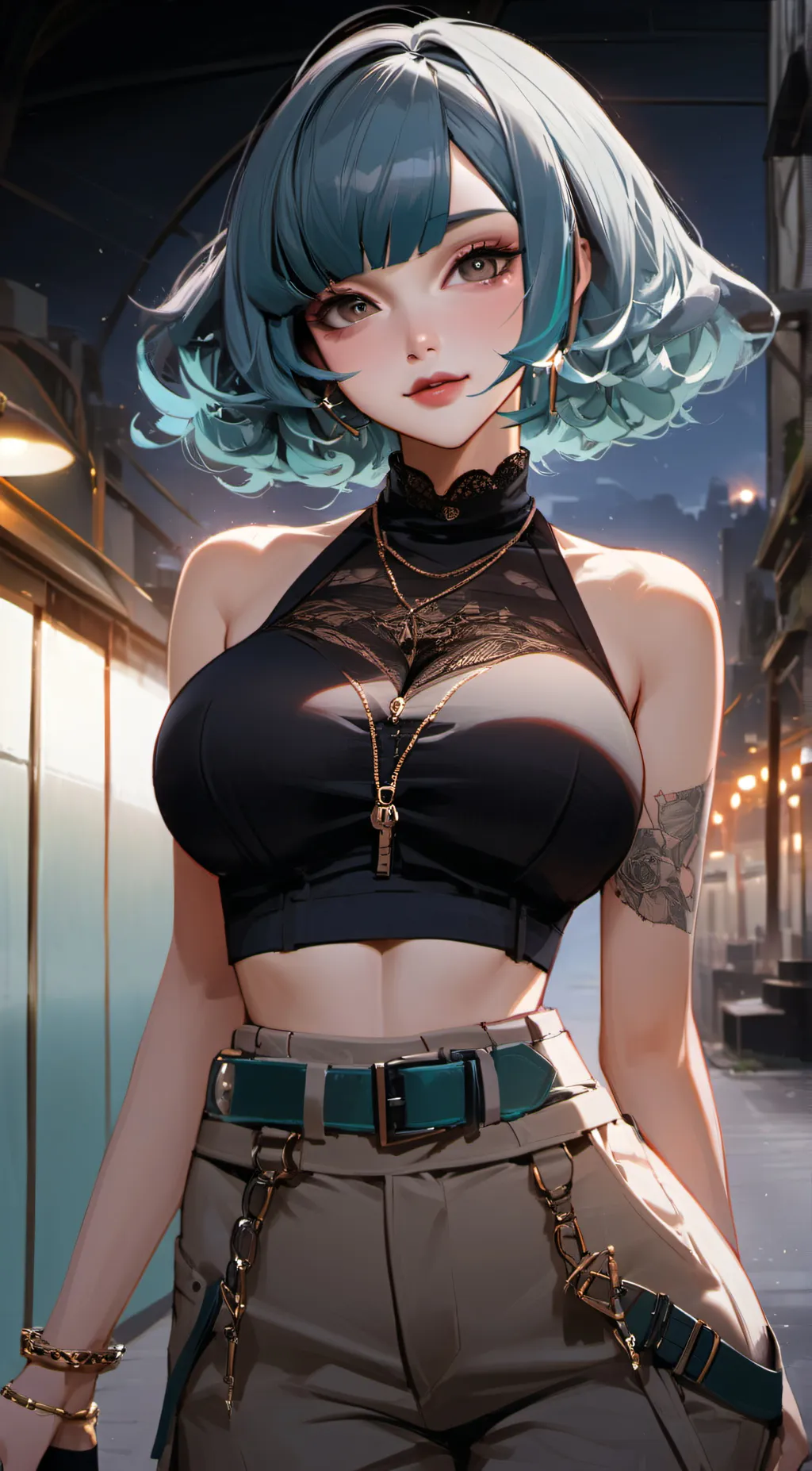 ai character: Andrea Star background