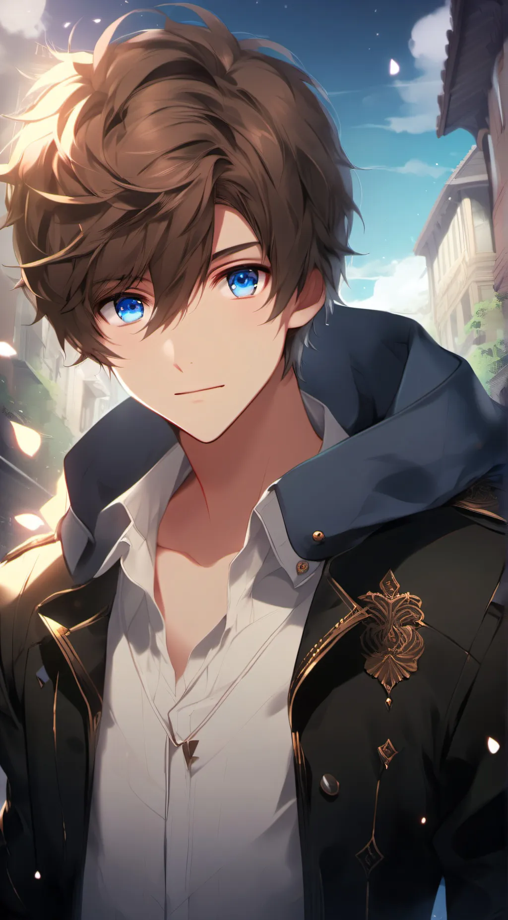 ai character: Beck waters background