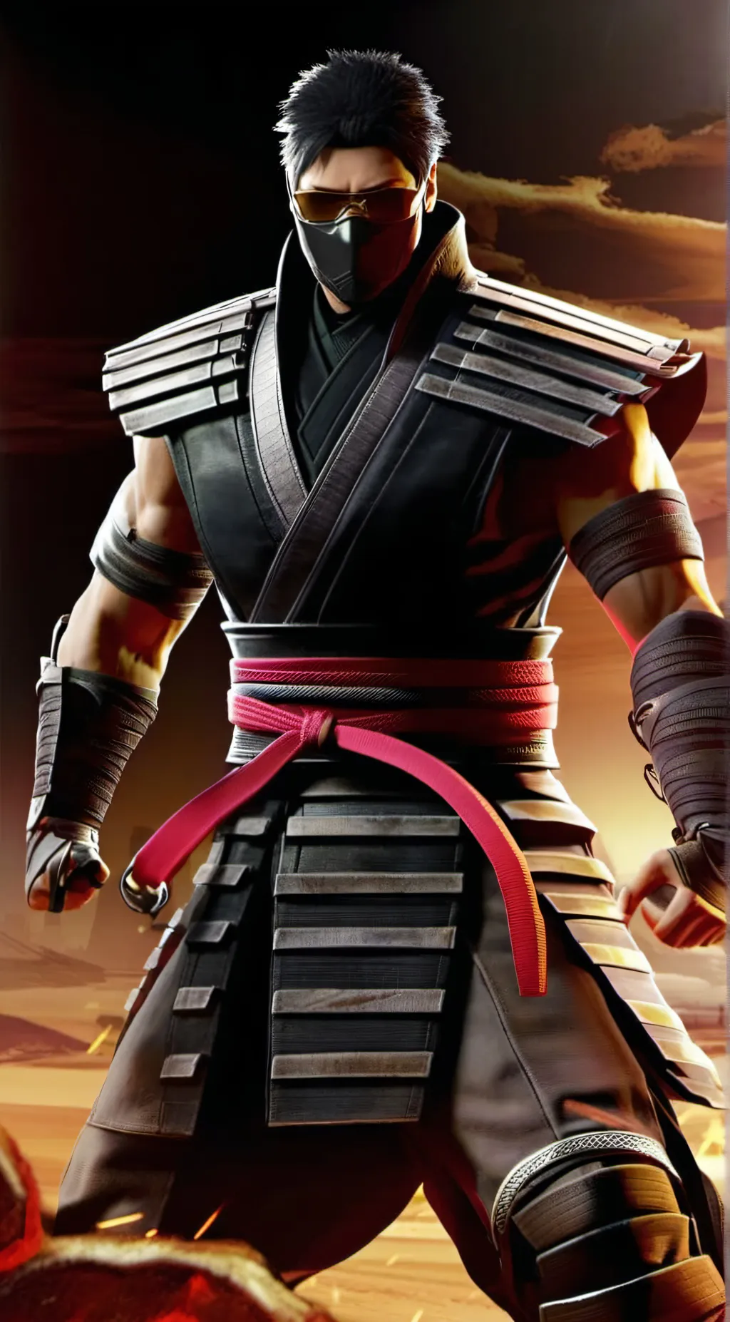 ai character: kenshi takkahashe background