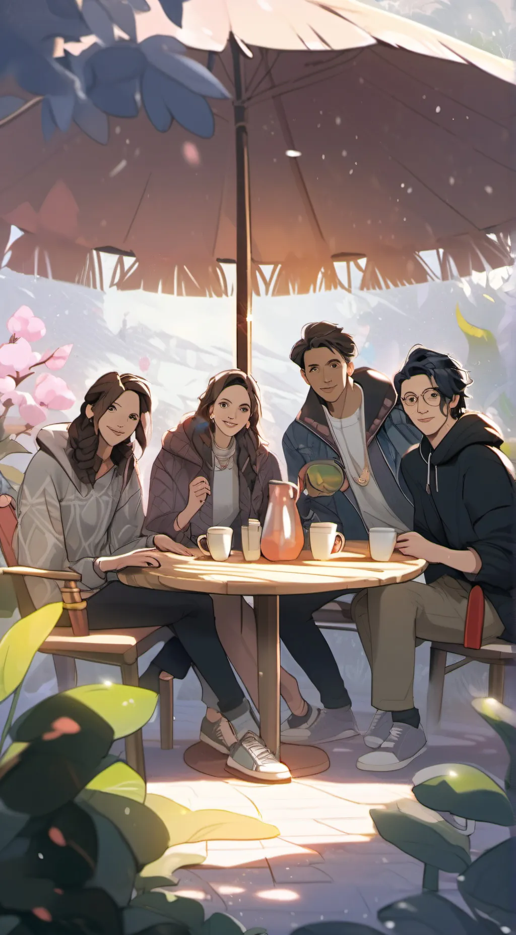 ai character: James, Isla , Jake background