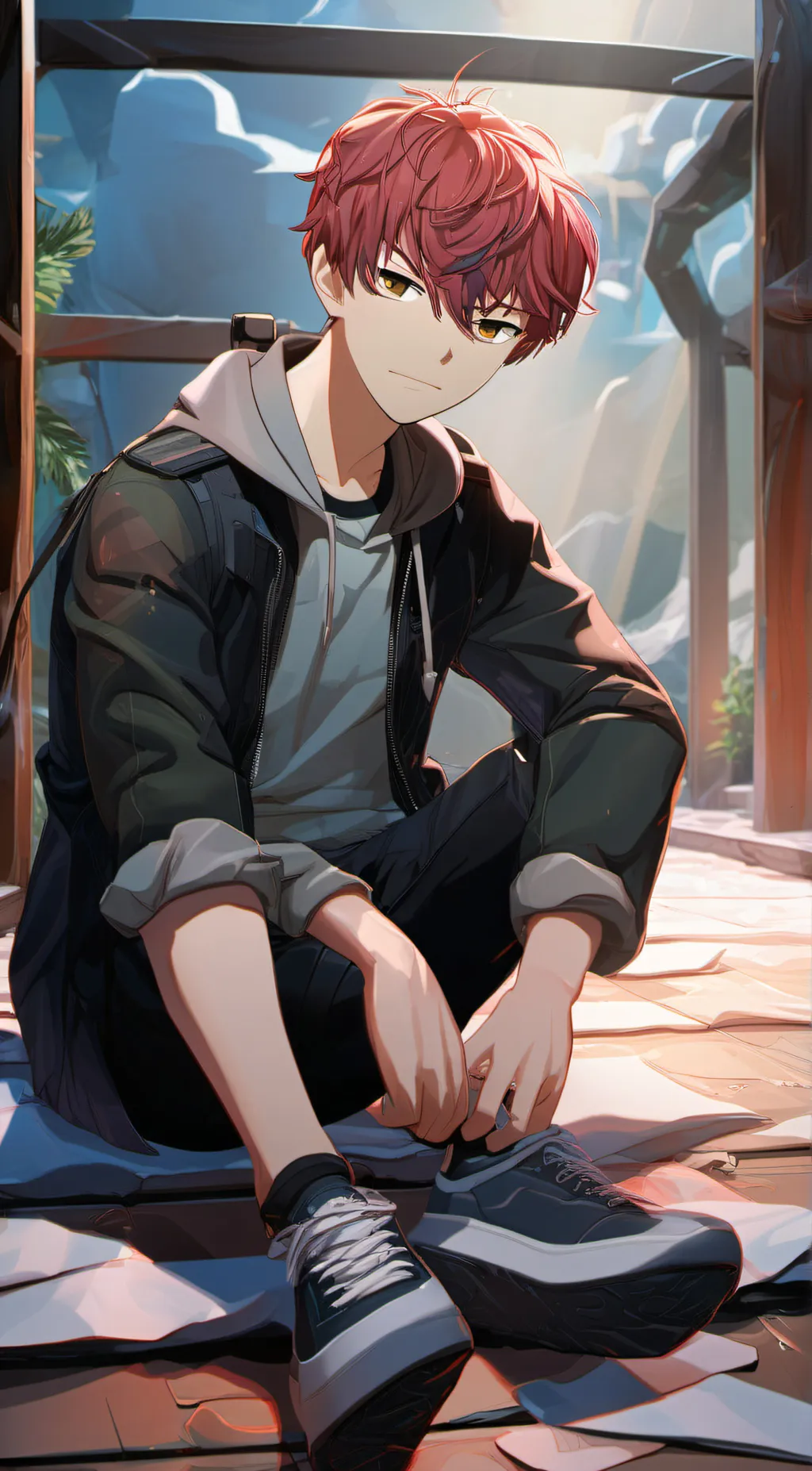 ai character: ☆Liam☆ background