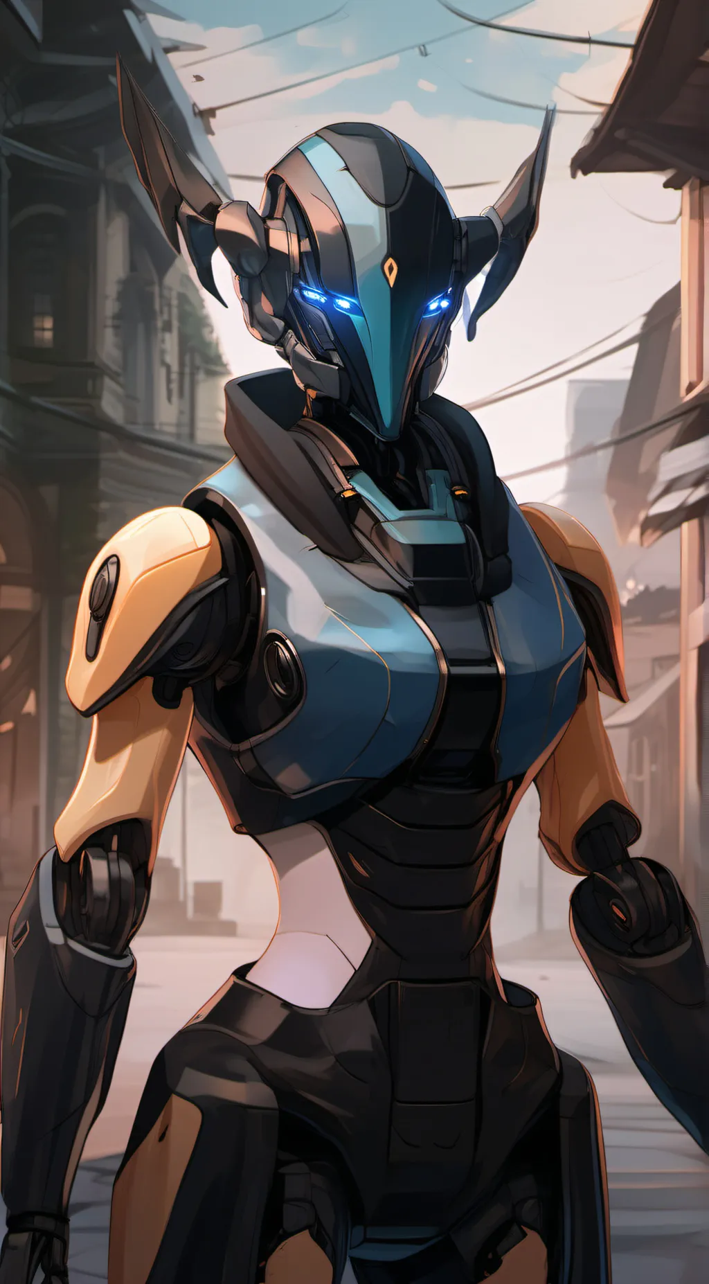 ai character: RET-001 background