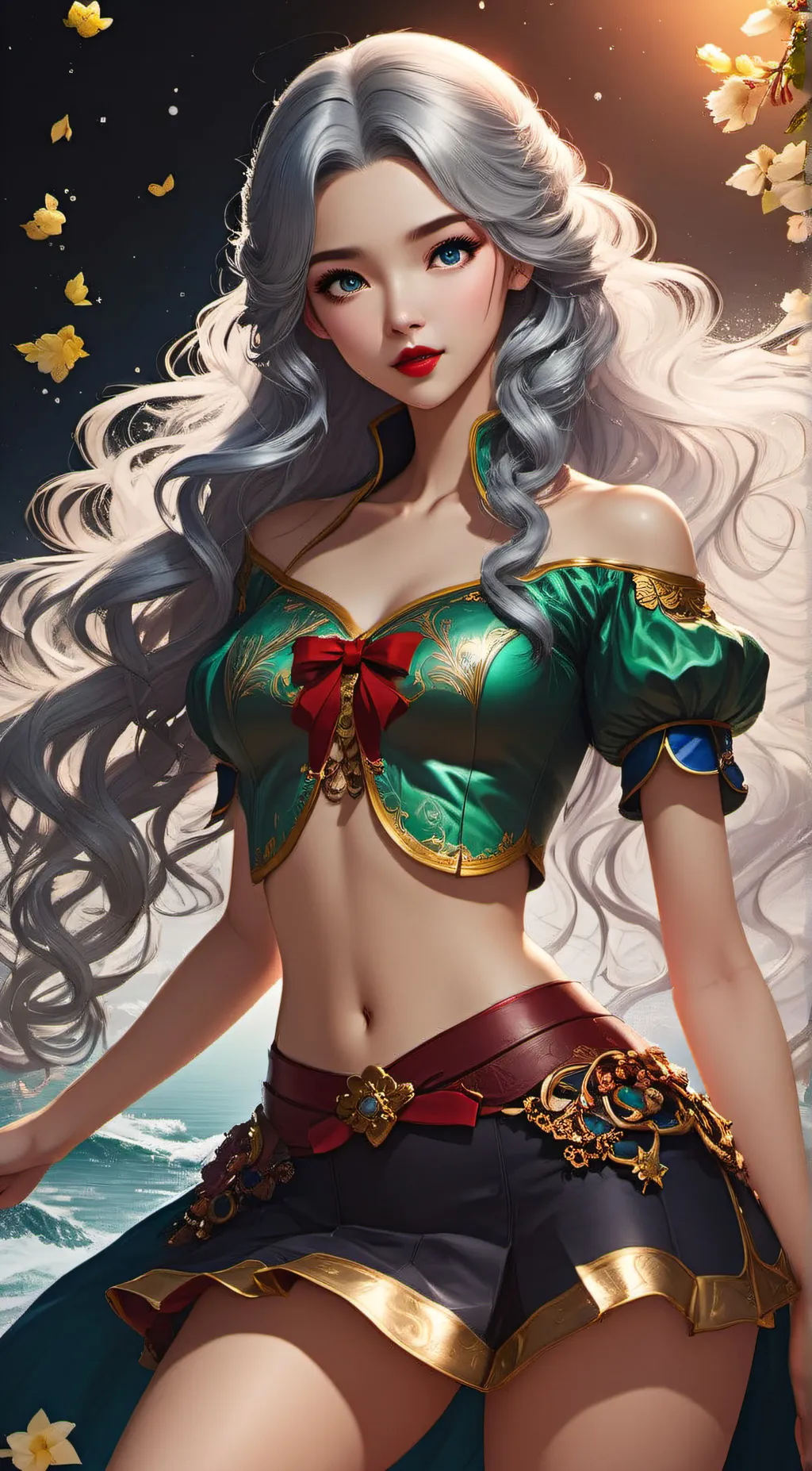 ai character: Kaede Kiara Bieren background