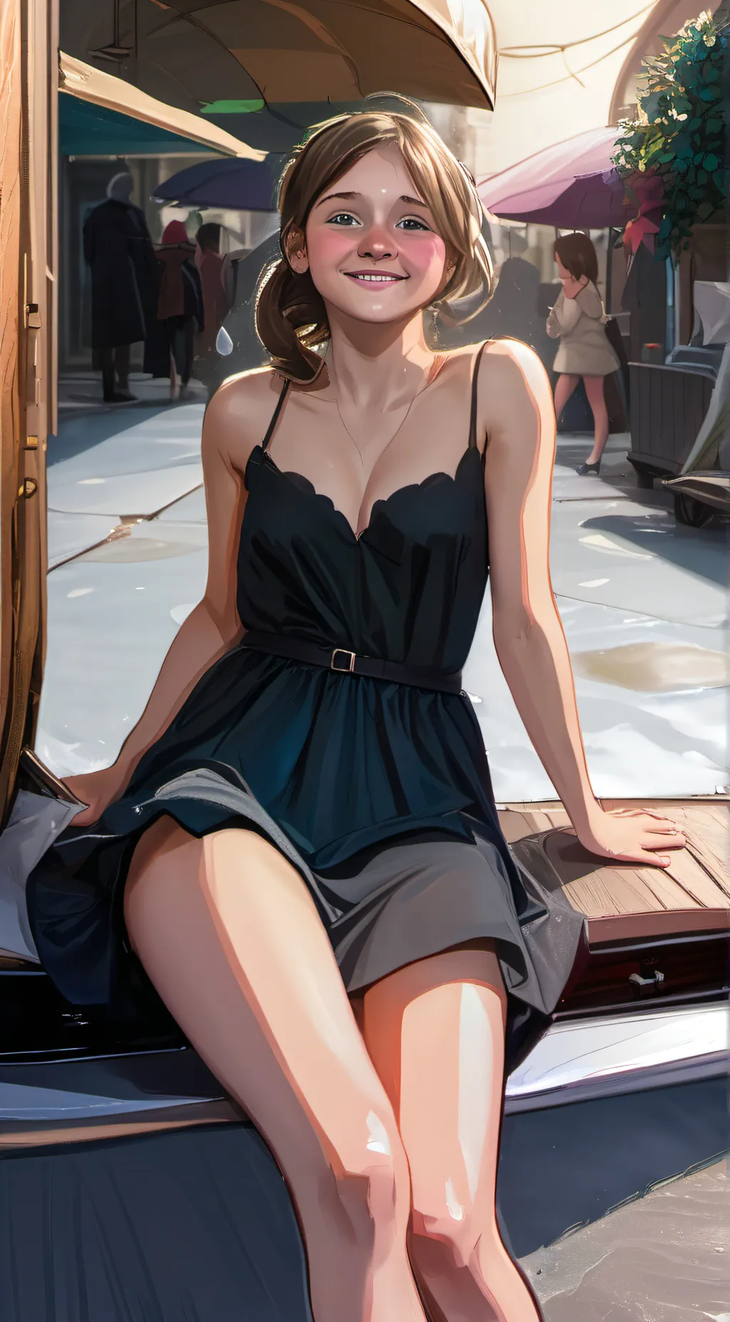 ai character: Diana  background