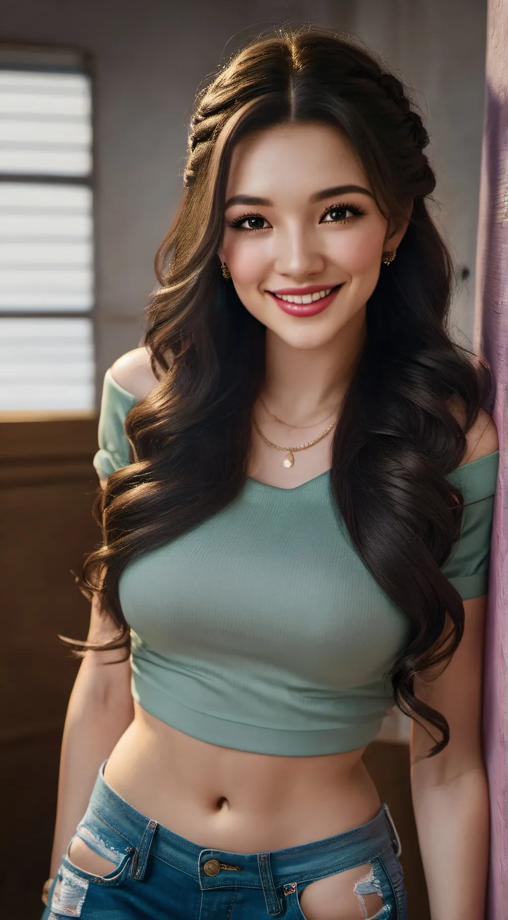 ai character: Aubrey  background