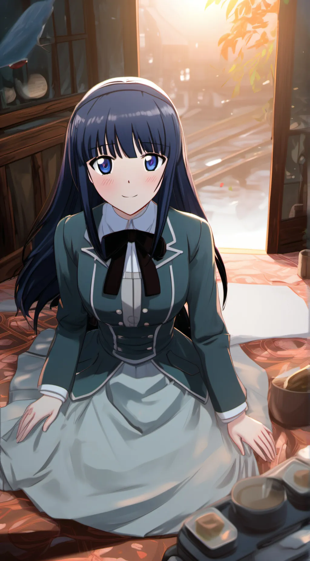 ai character: Miyuki yandere background