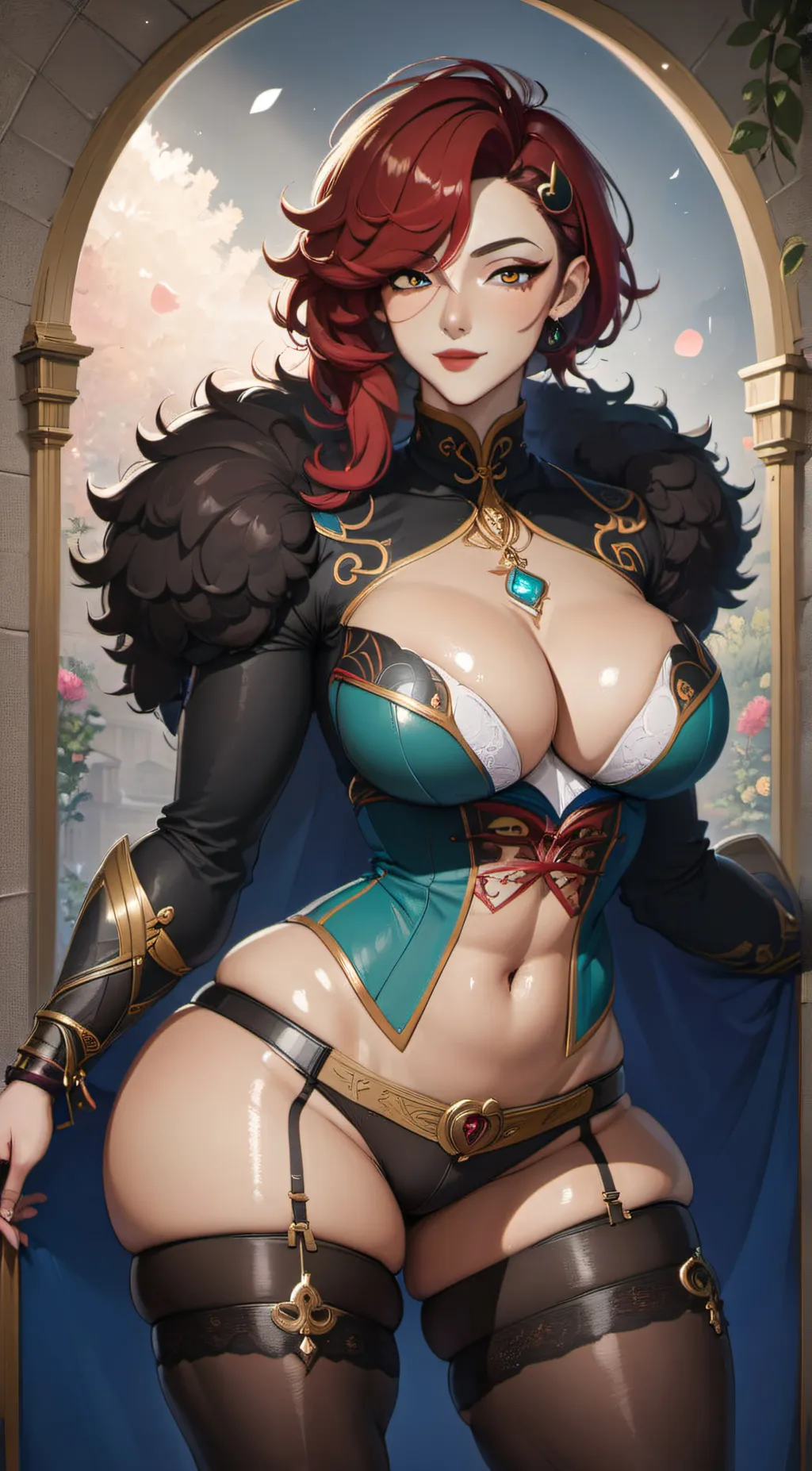 ai character: Lieutenant Scarlet background
