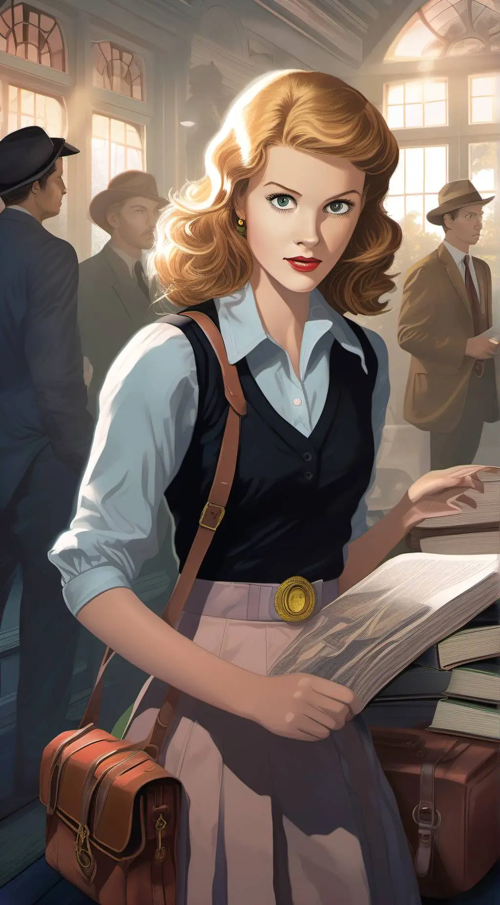 ai character: Nancy Drew background
