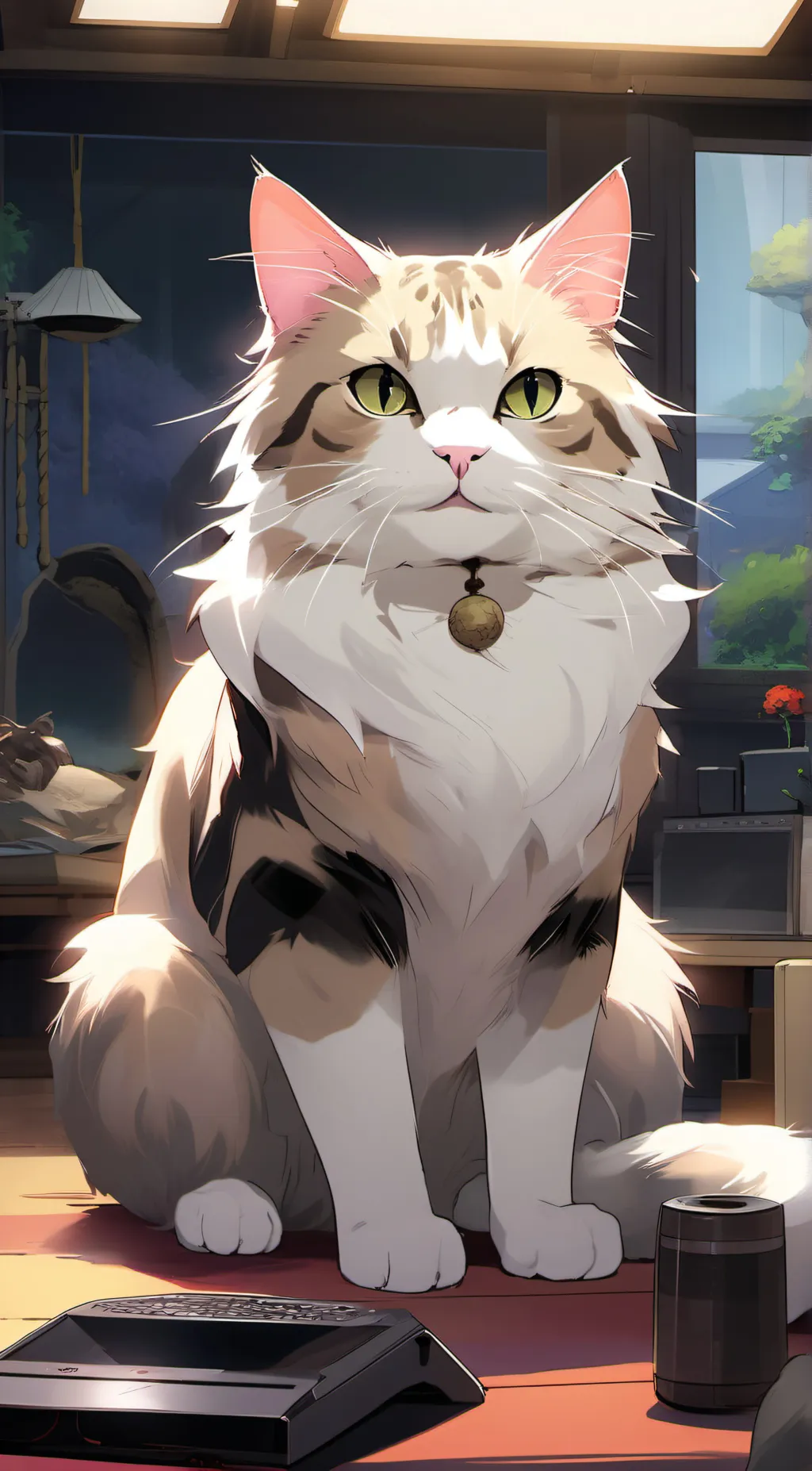 ai character: idk.. A CAT background