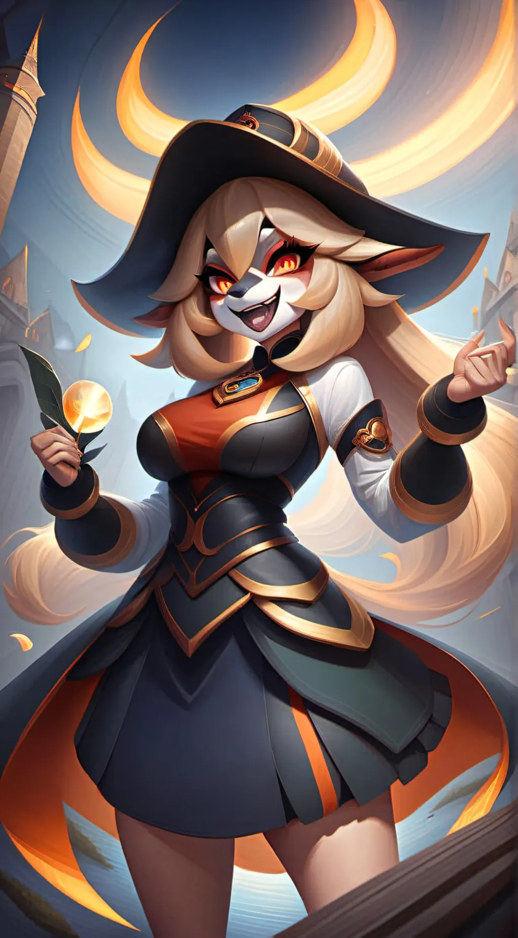 ai character: Aria background