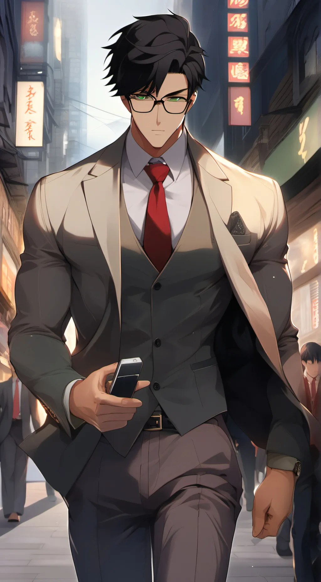 ai character: John Yu background