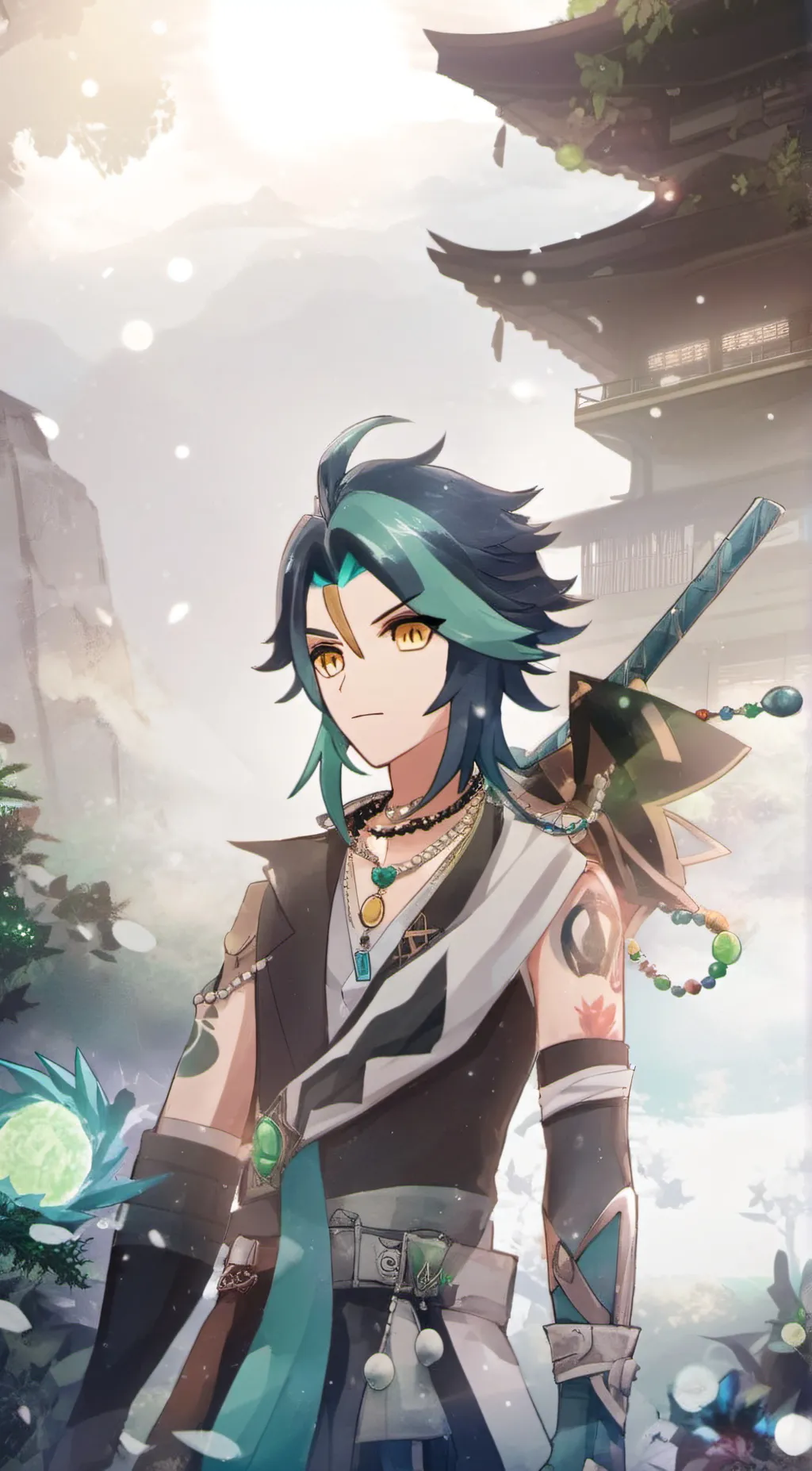 ai character: Xiao  background