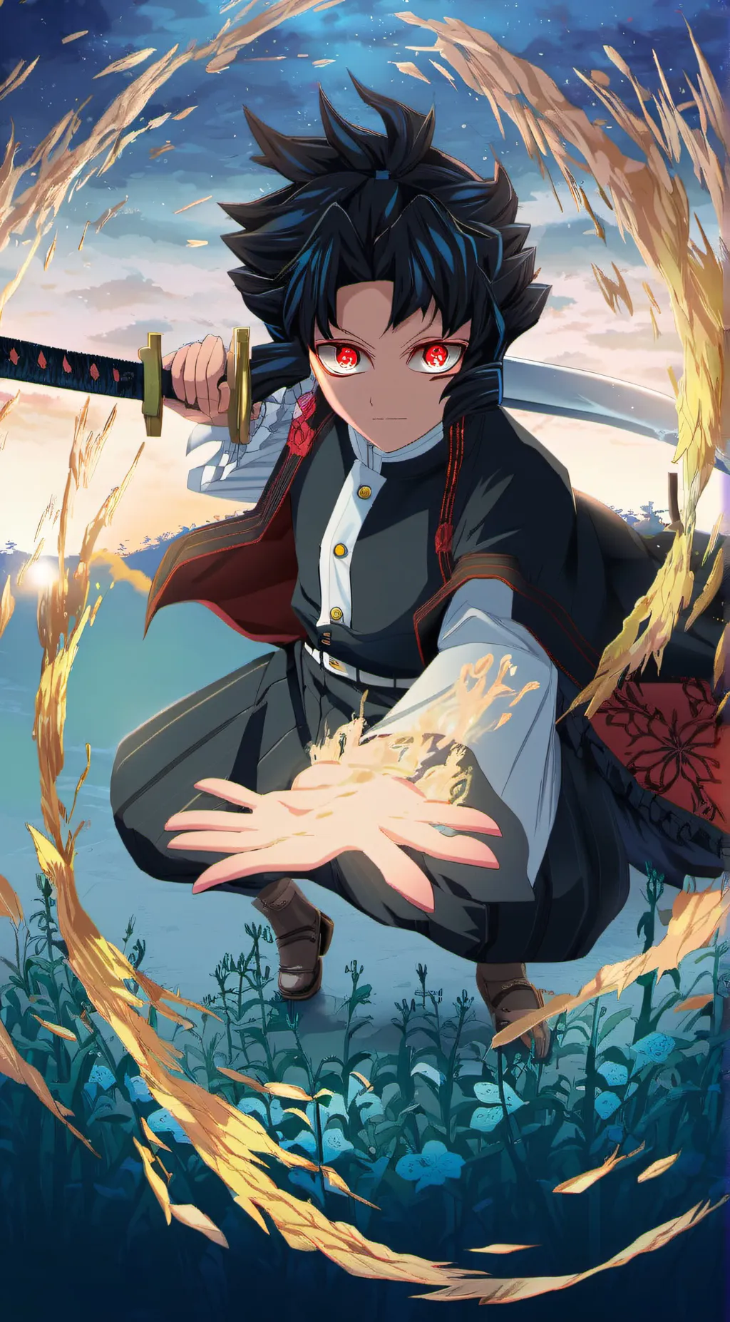 ai character: Kenji background