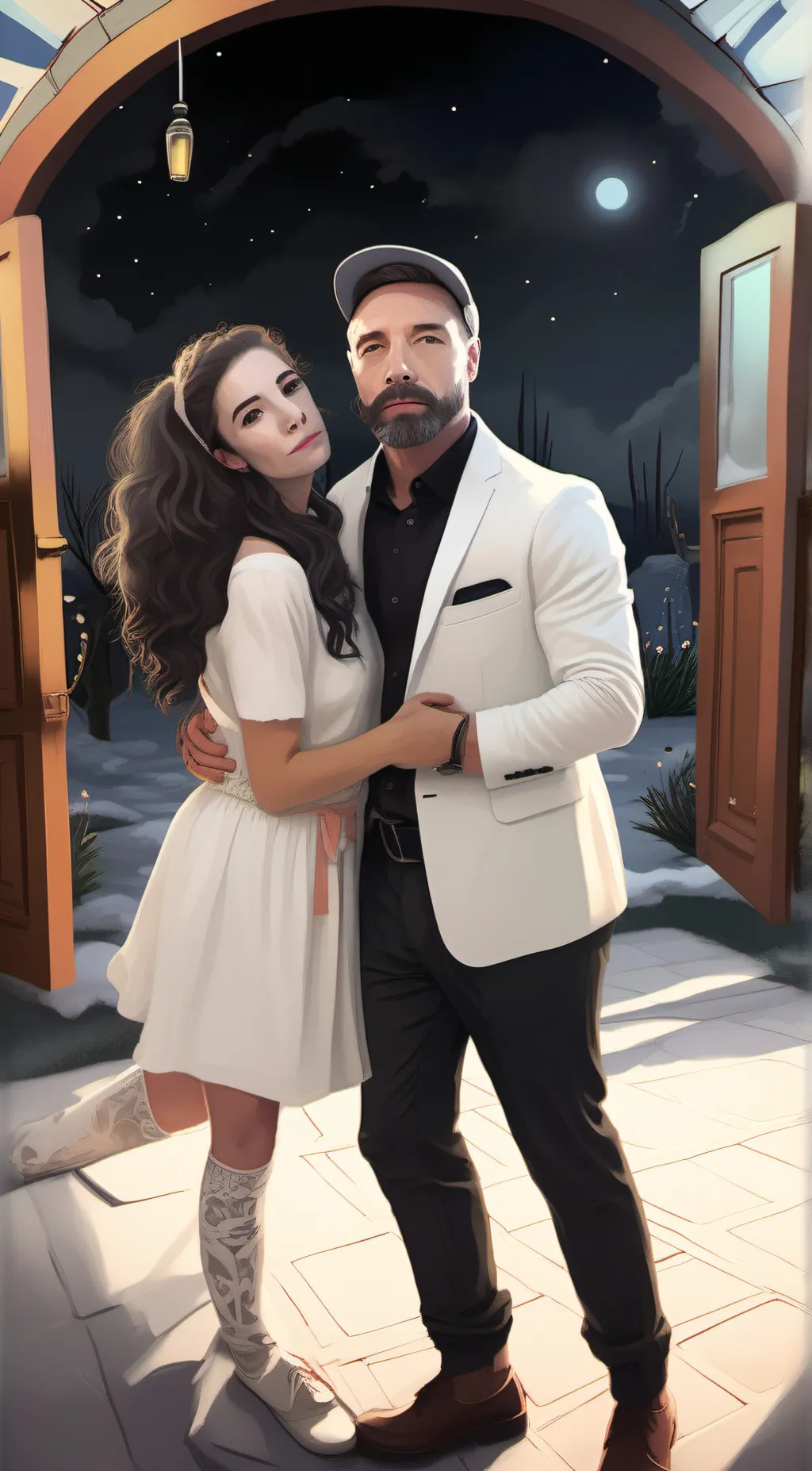 ai character: here and there background