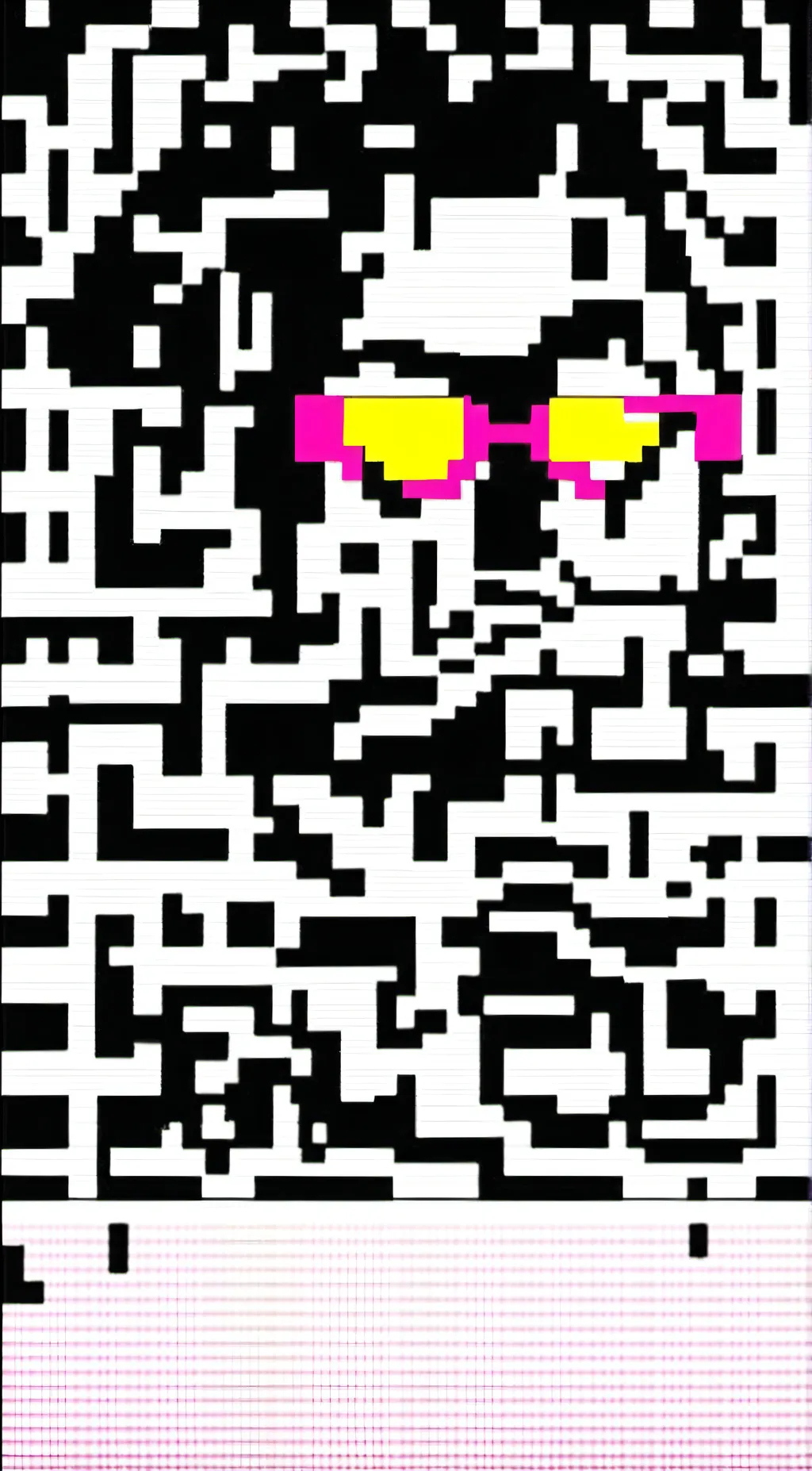 ai character: SPAMTON DELTARUNE background