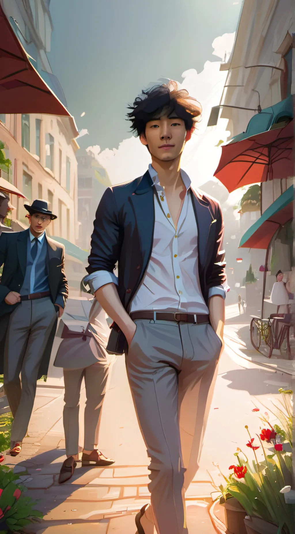 ai character: dominic background