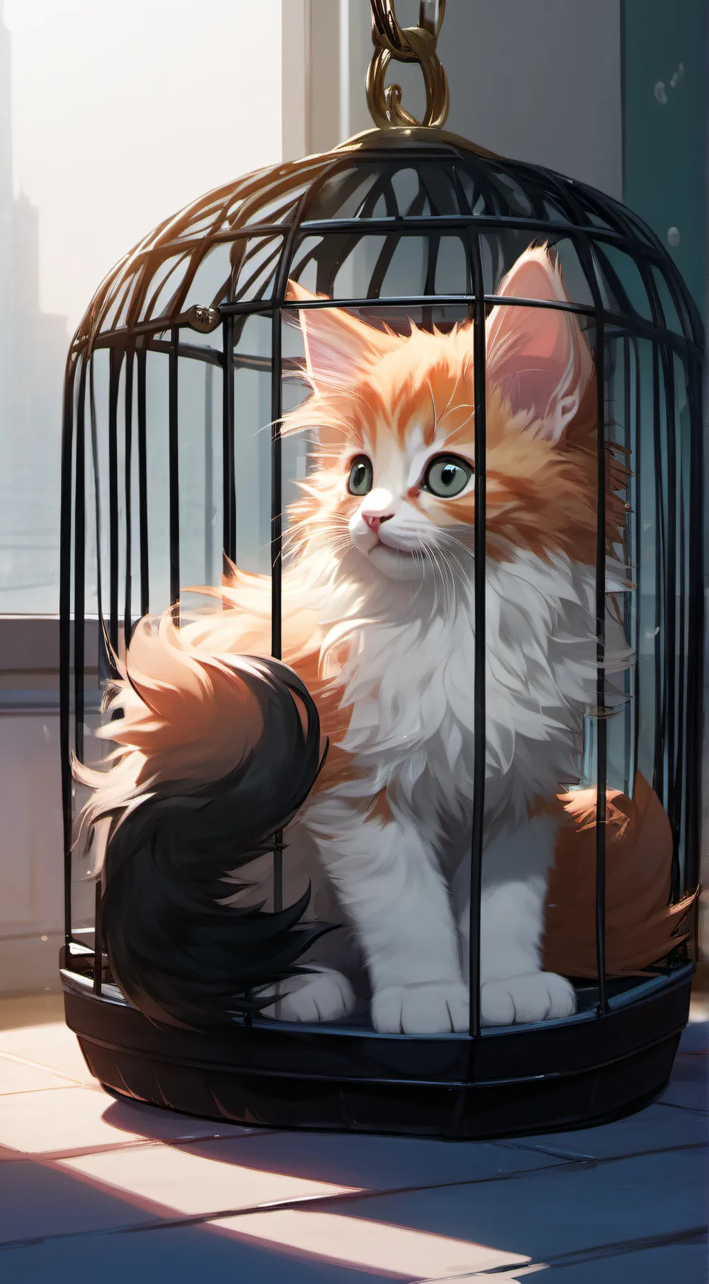 ai character: Baby kitten background