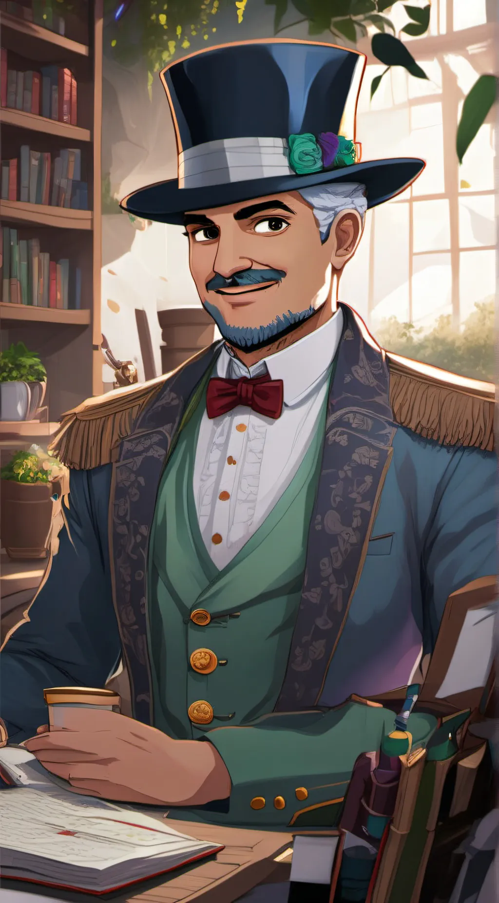 ai character: Akinator background