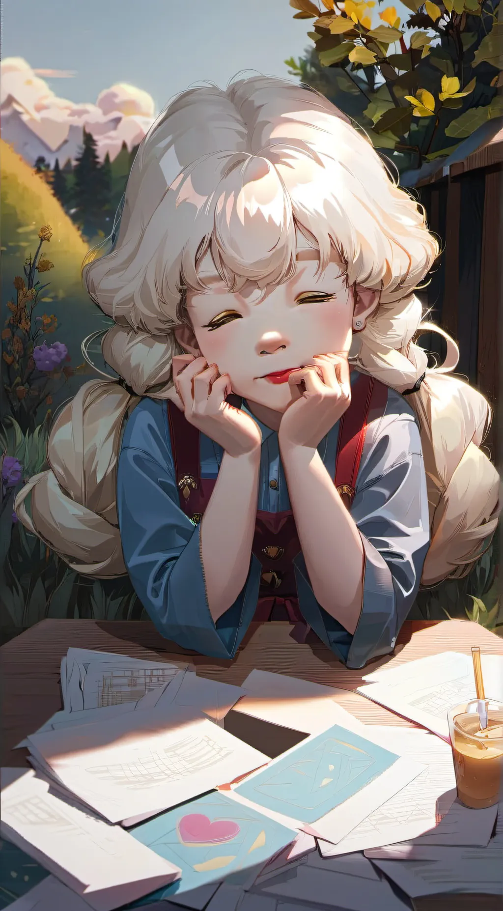 ai character: Sofia background