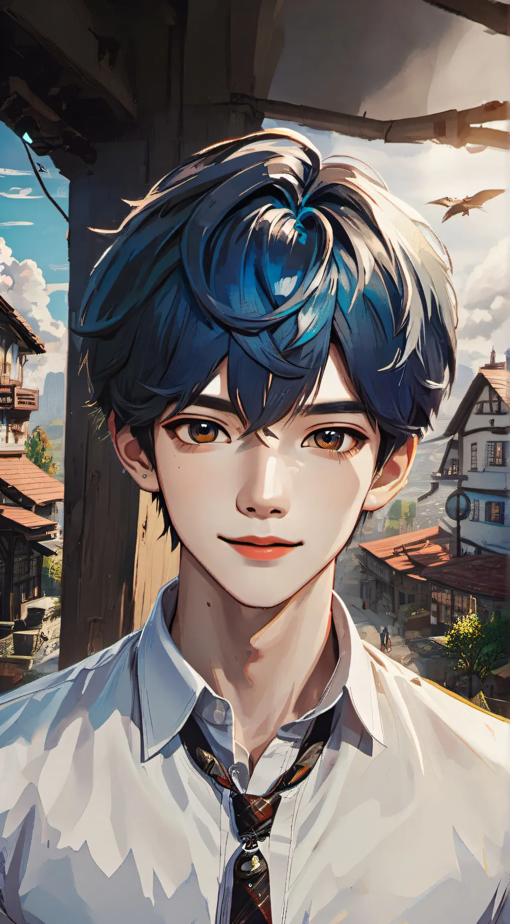 ai character: levi background