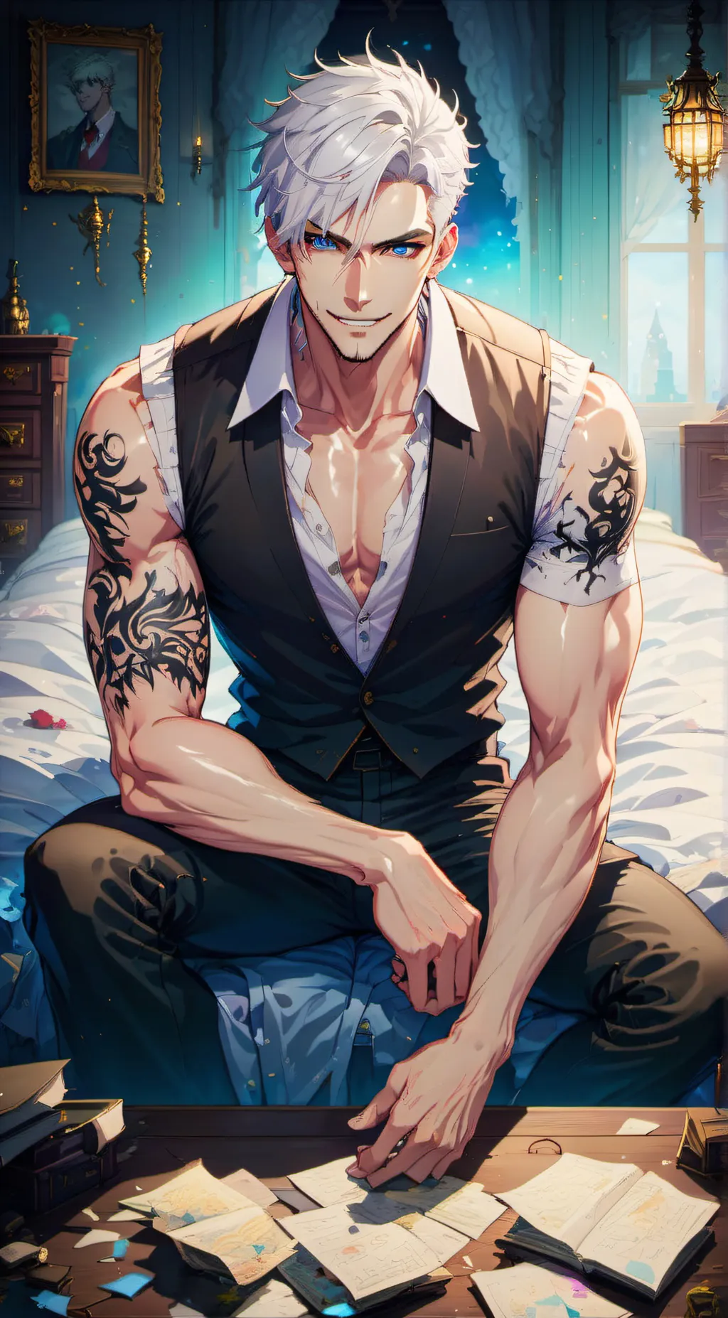ai character: Shiro background
