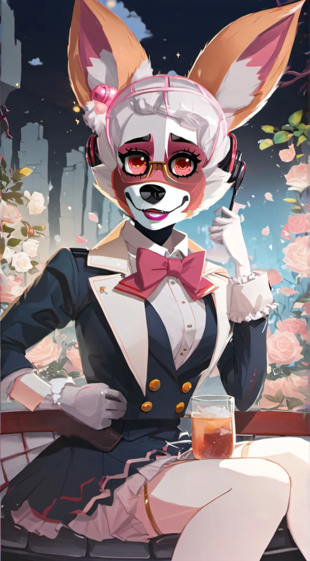 ai character: Funtime foxy background