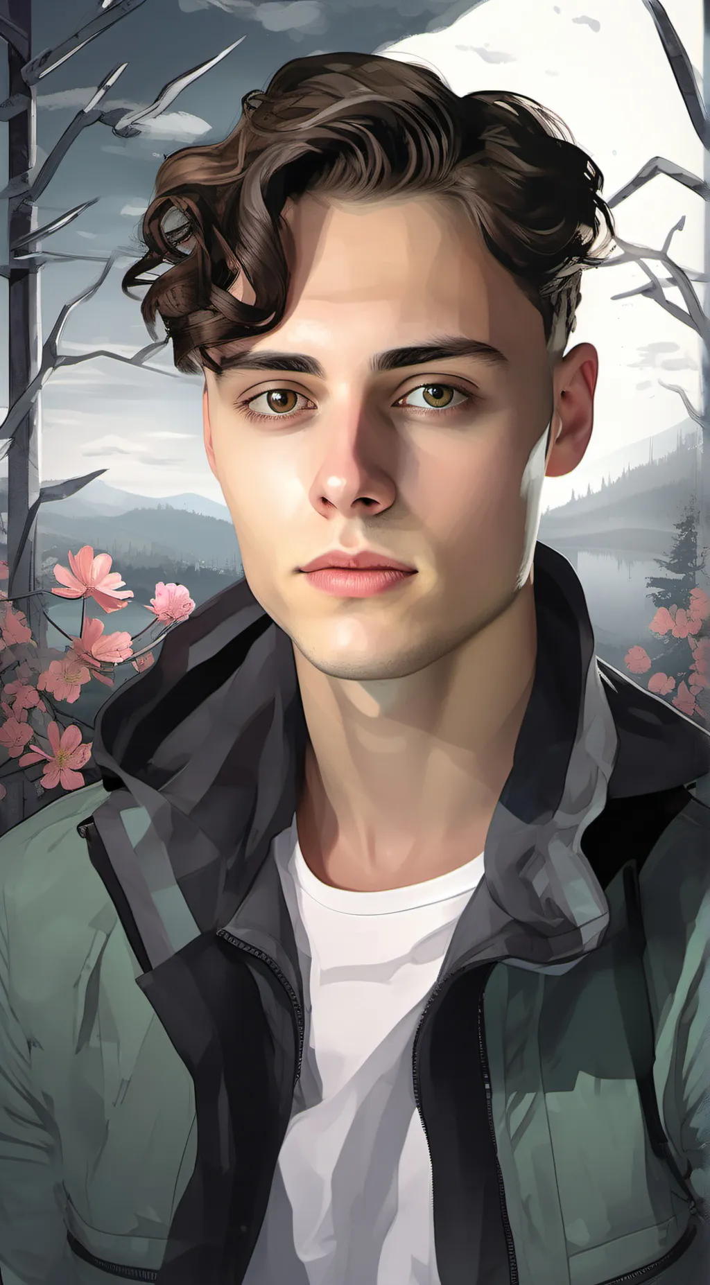 ai character: Bradley Riches background
