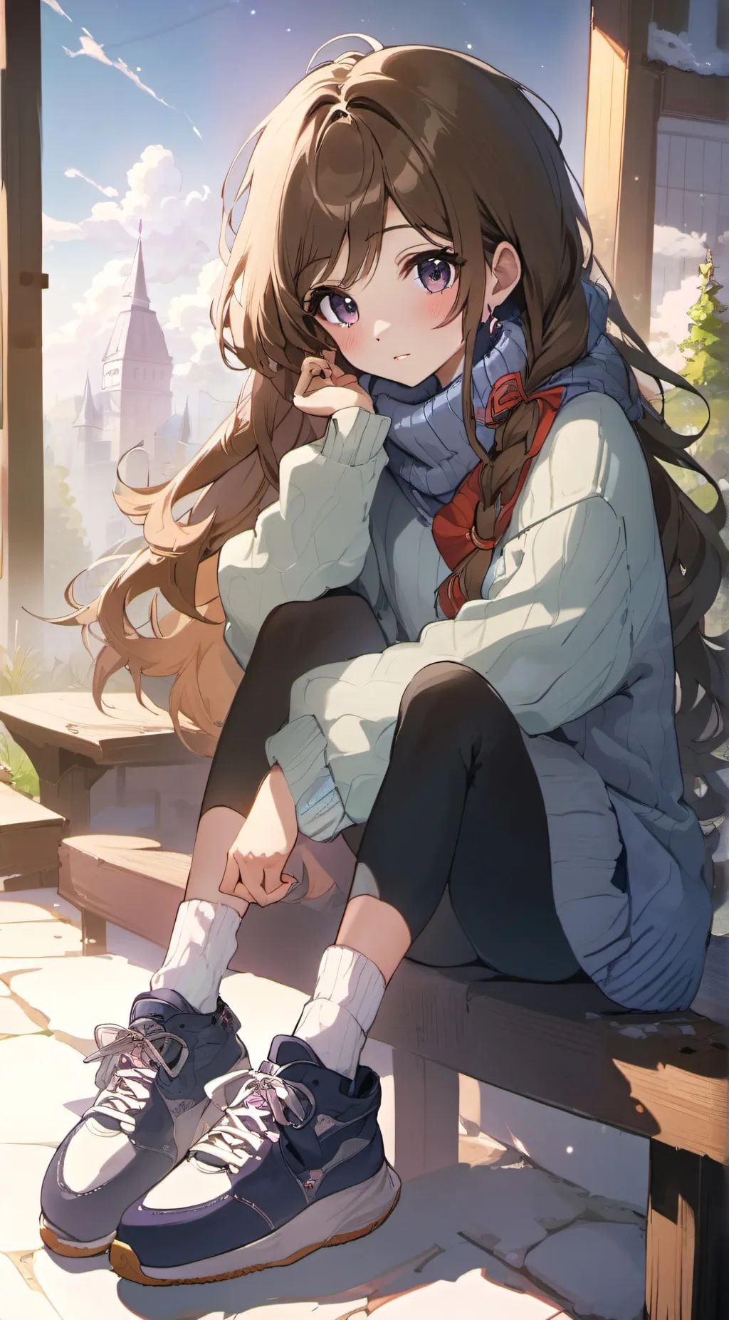 ai character: Mei Gibson  background